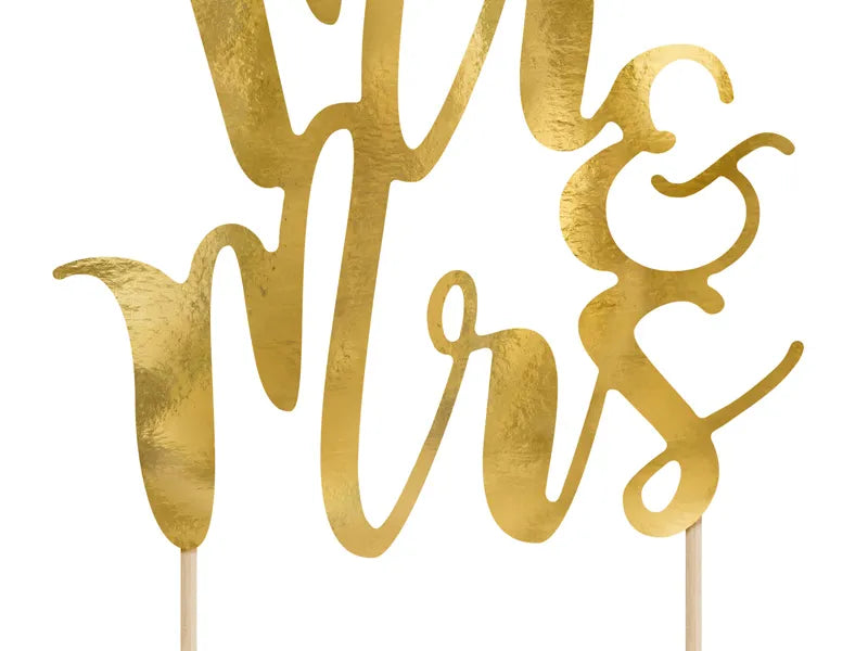 Caketopper Mr&Mrs, 25,5cm