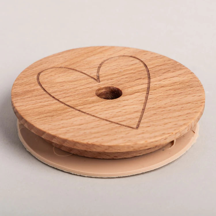Heart Lid for Tall Drinking Glass