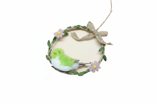 Künstliche Girlande mit Vogel und Blumen zum Aufhängen - Avaloon Party-Deko-Geschenke