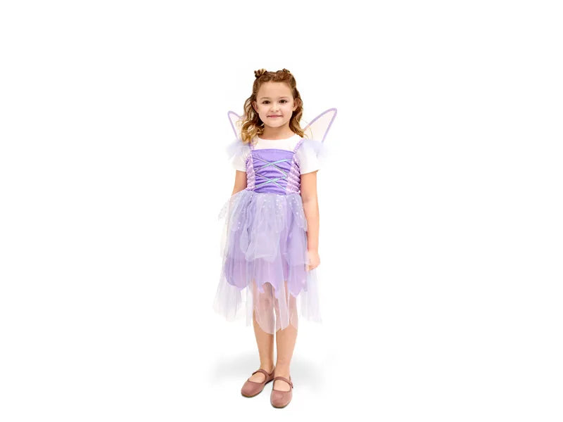 Fairy costume with wings, size 116-128 cm