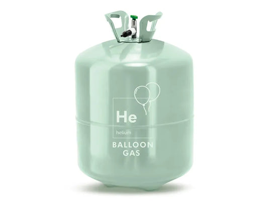 Flasche mit Helium, Grün, max 90 Ballons
