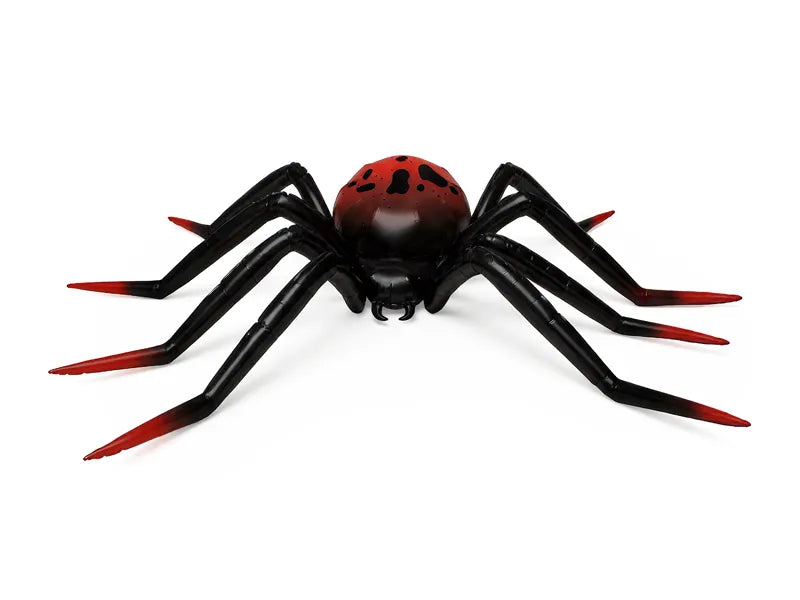 Folien-Standballon Spinne XXL, 275x152 cm, schwarz-rot