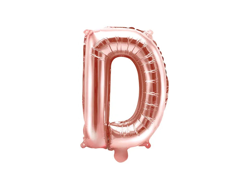 Folienballon Buchstaben 35cm, roségold