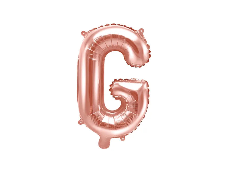 Folienballon Buchstaben 35cm, roségold