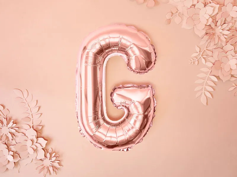 Folienballon Buchstaben 35cm, roségold