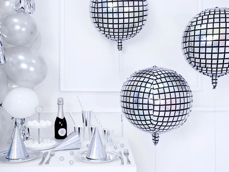 Folienballon Disco-Kugel, 40cm - Avaloon Party-Deko-Geschenke