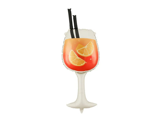 Folienballon Drink, 34x100 cm, Mix