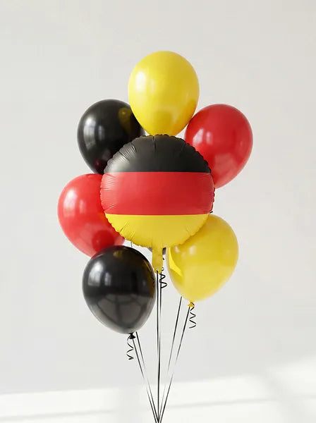 Folienballon Flagge 35 cm, Mix