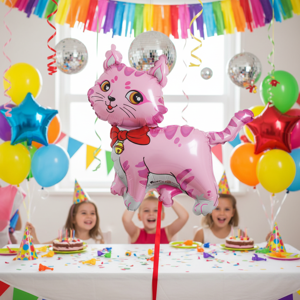 Foil Balloon Cat 90 cm
