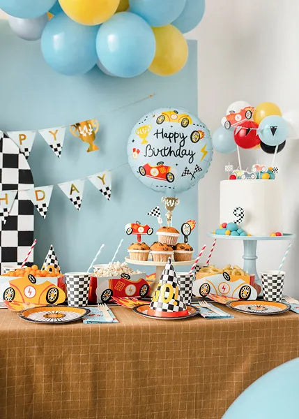 Folienballon Pastille Happy Birthday, Mix