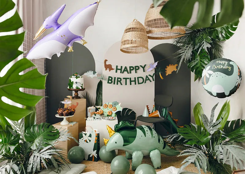 Foil Balloon Disc Brontosaurus