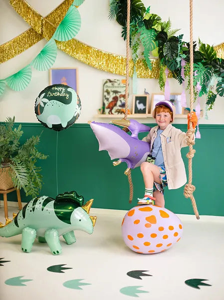 Foil Balloon Disc Brontosaurus
