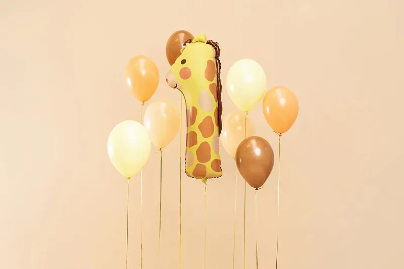 Folienballon Zahlen mit Tiermotiven