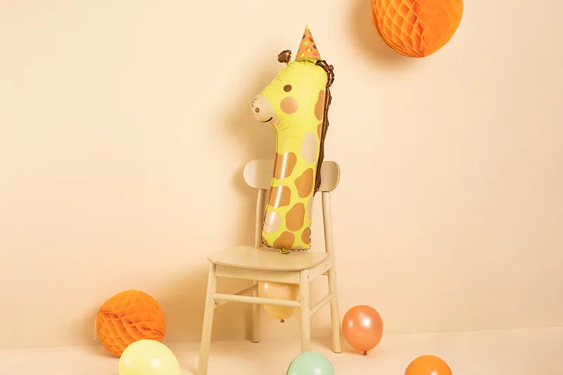 Folienballon Zahlen mit Tiermotiven