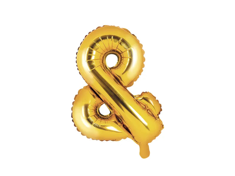 Folienballon Buchstabe 35cm, gold