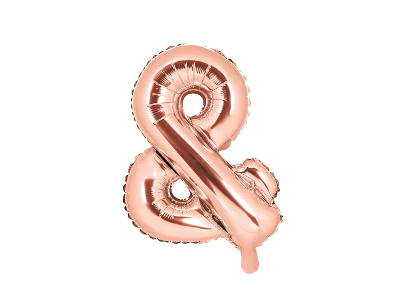 Folienballon Buchstaben 35cm, roségold