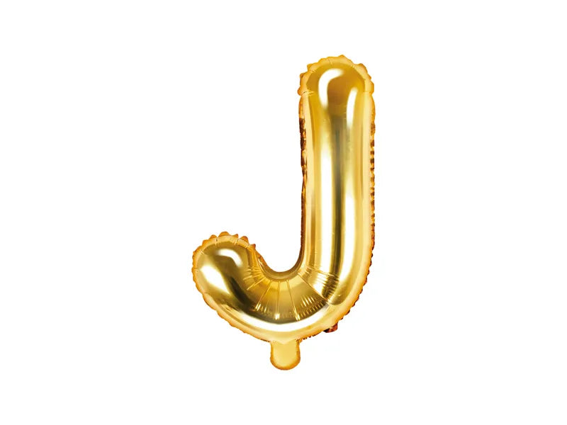 Folienballon Buchstabe 35cm, gold