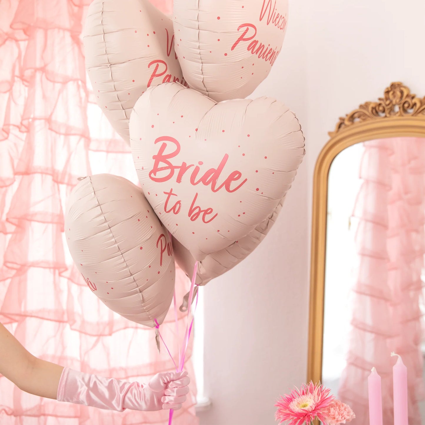Folienballon Heart Bride to be 45 cm