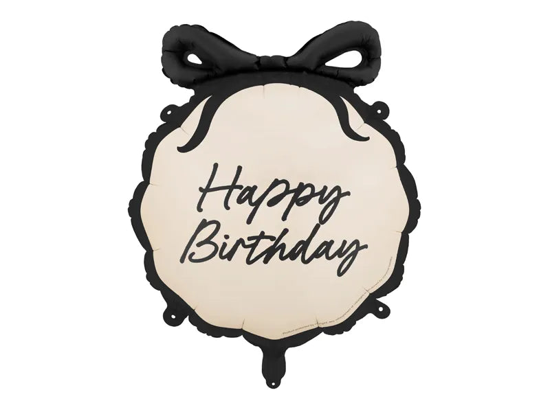 Foil Balloon Pastille Happy Birthday, 47.5x45 cm, Assorted