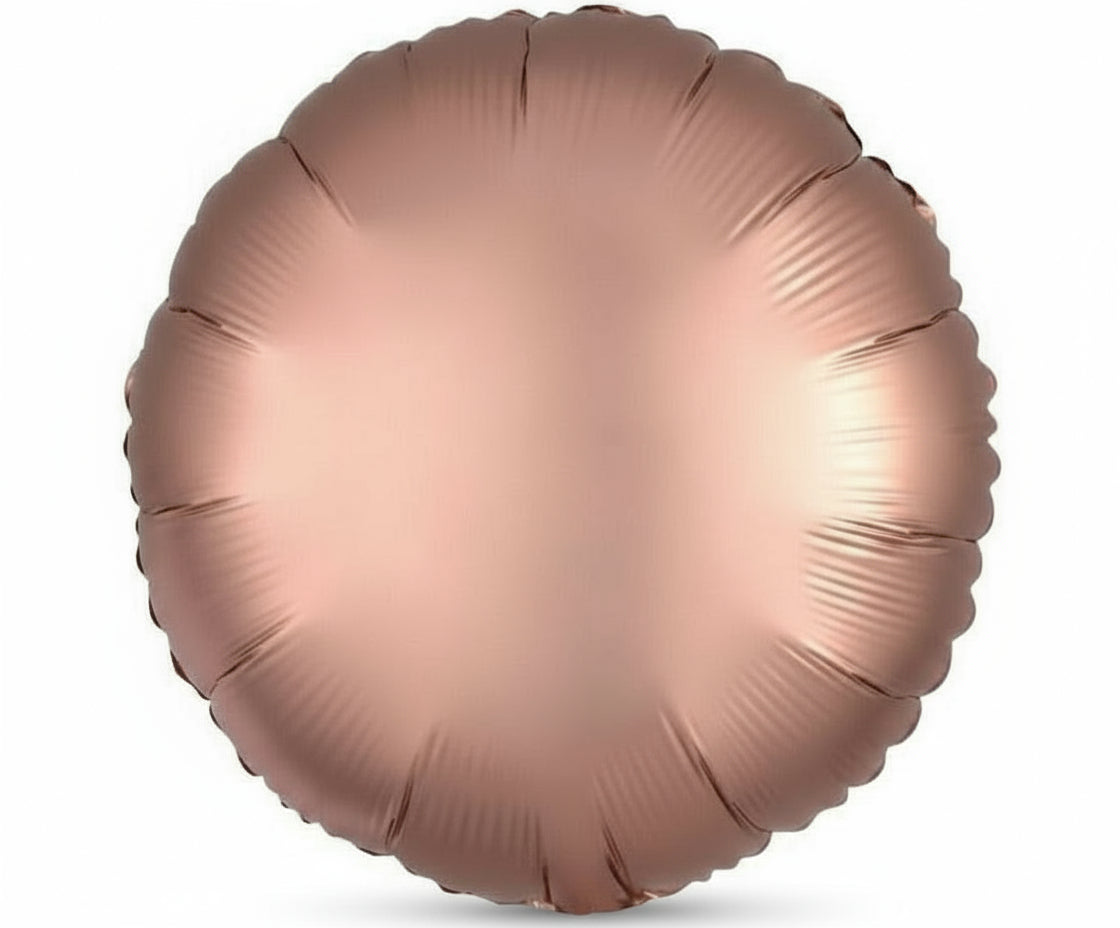 Folienballon Silk Lustre Rose Copper 43 cm