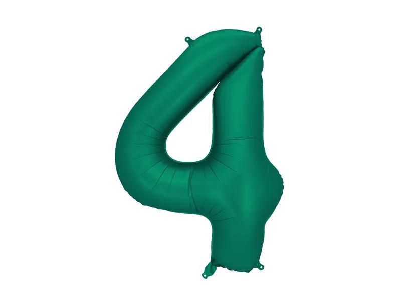 Folienballon Zahlen, 86 cm grün