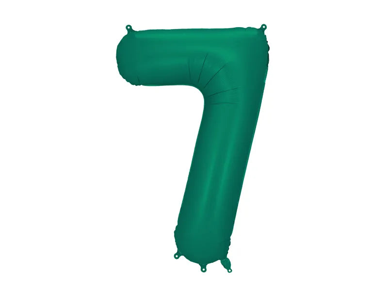 Folienballon Zahlen, 86 cm grün