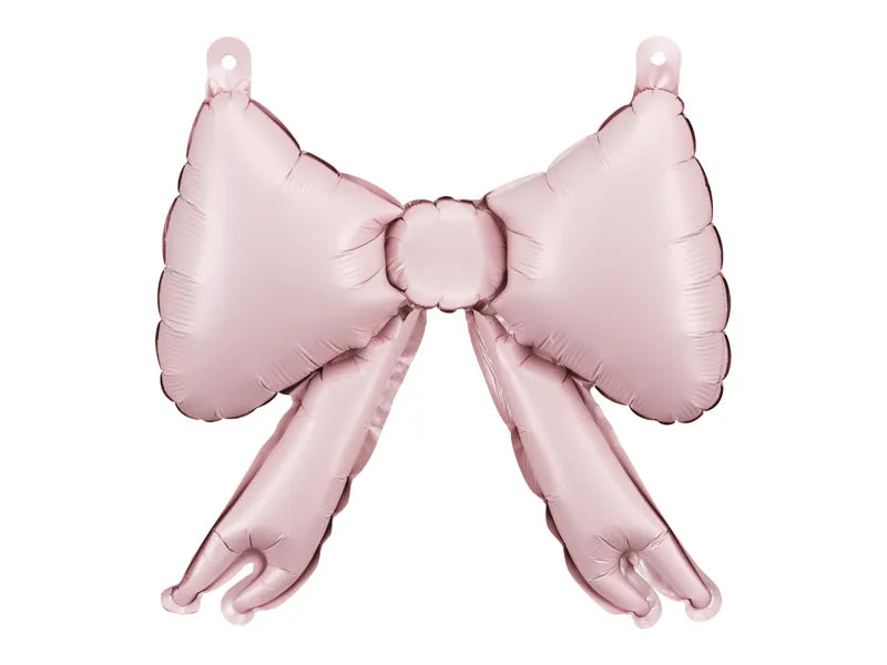 Folienballons für Girlanden in Schleifenform, 25,5 x 25 cm, pudriges Rosa