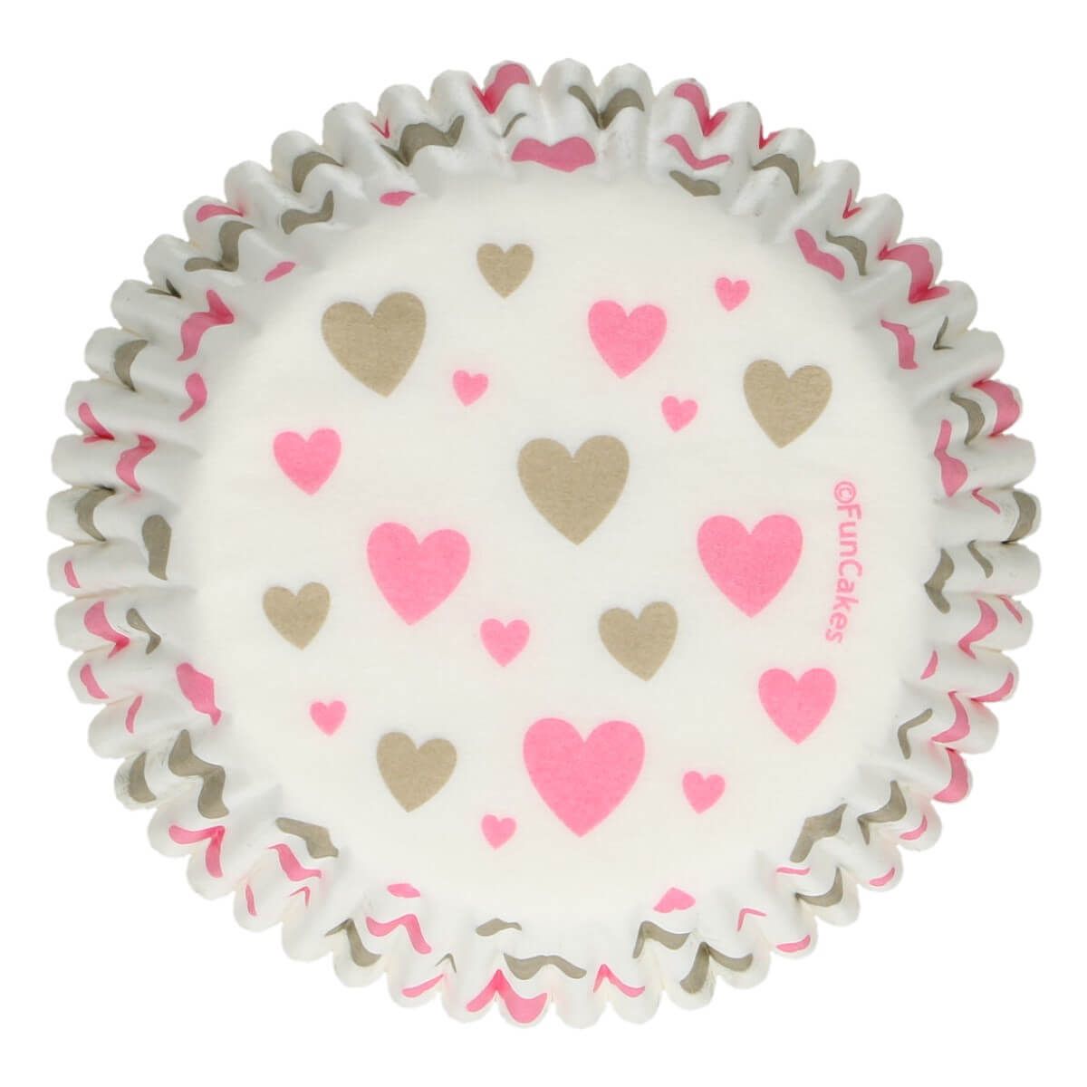 FunCakes Backförmchen Herzen – 48er Set