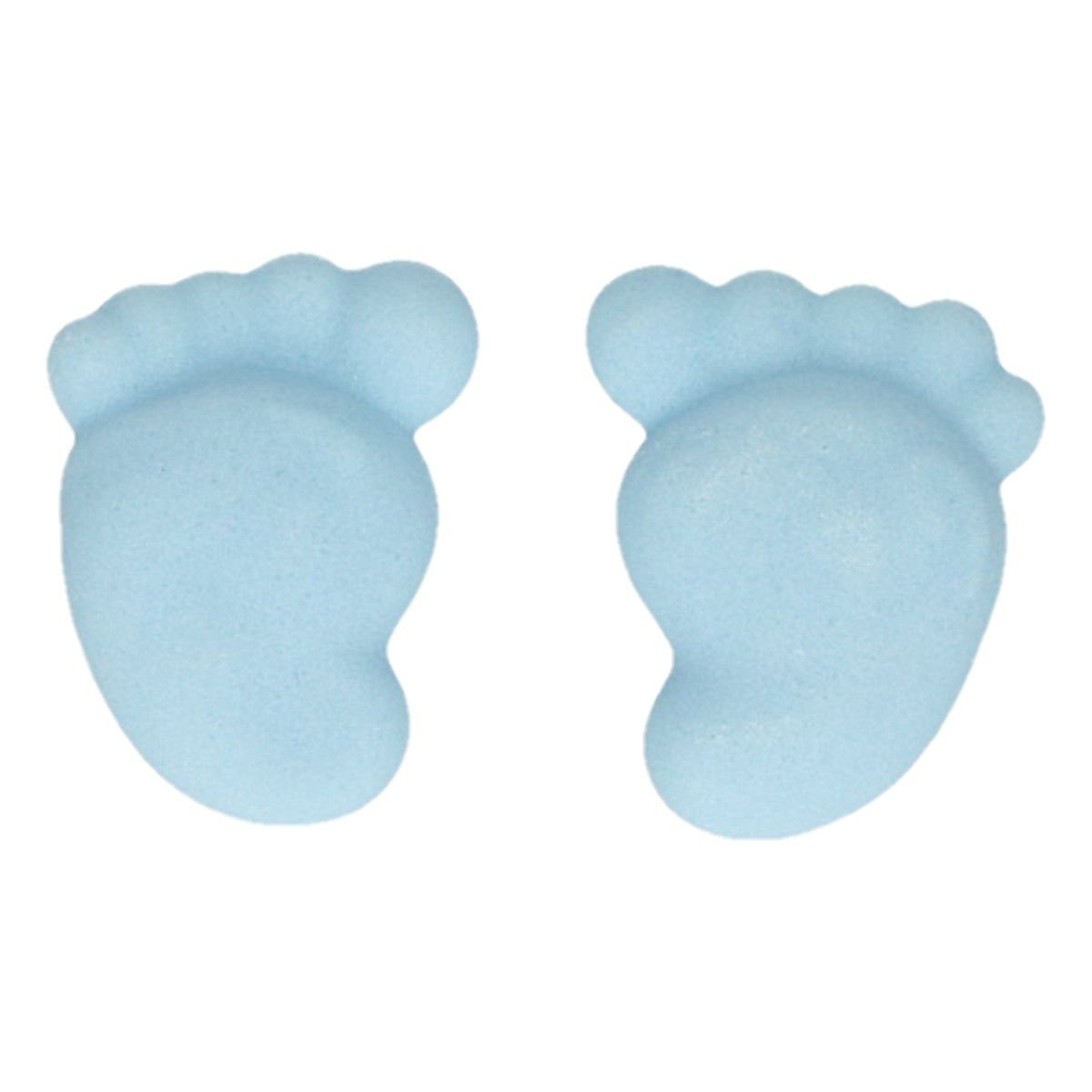 FunCakes Zuckerdekorationen Babyfüsse Blau 16 Stk