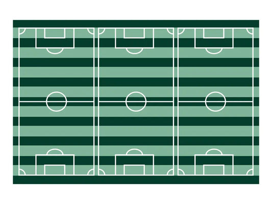 Fußballfeld-Tischdecke, 120x180 cm, Mix
