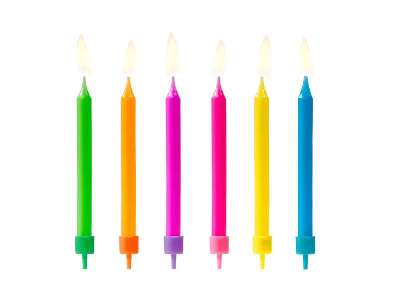 Geburtstagskerzen Bunt, Mix, 6,5cm - Avaloon Party-Deko-Geschenke