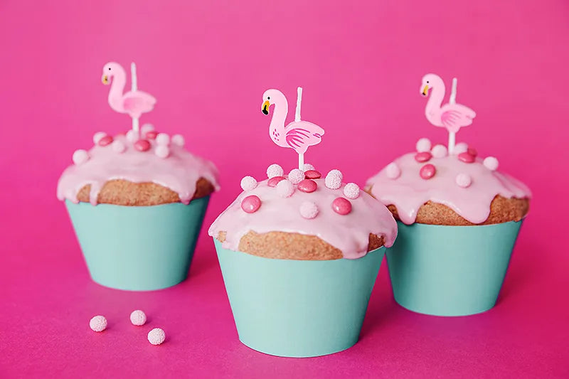 Geburtstagskerzen Flamingos, 3cm - Avaloon Party-Deko-Geschenke