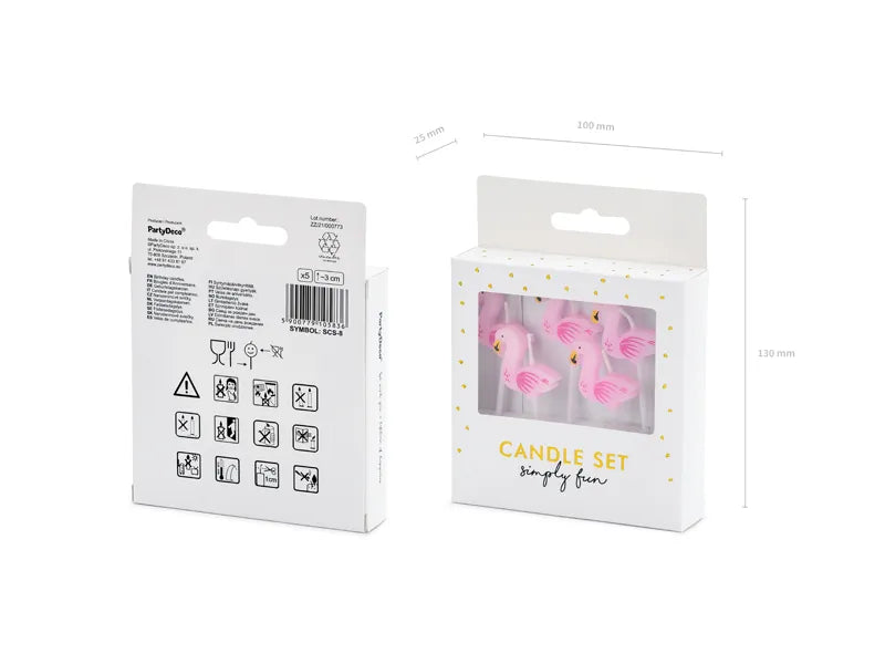 Geburtstagskerzen Flamingos, 3cm - Avaloon Party-Deko-Geschenke