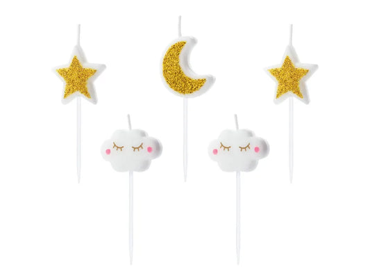 Geburtstagskerzen Little Star, Mix, 2-3cm - Avaloon Party-Deko-Geschenke