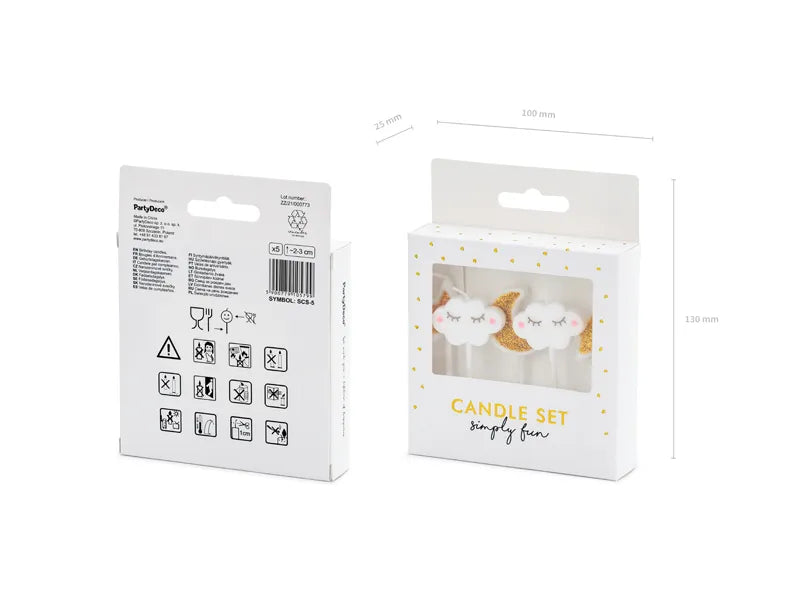 Geburtstagskerzen Little Star, Mix, 2-3cm - Avaloon Party-Deko-Geschenke