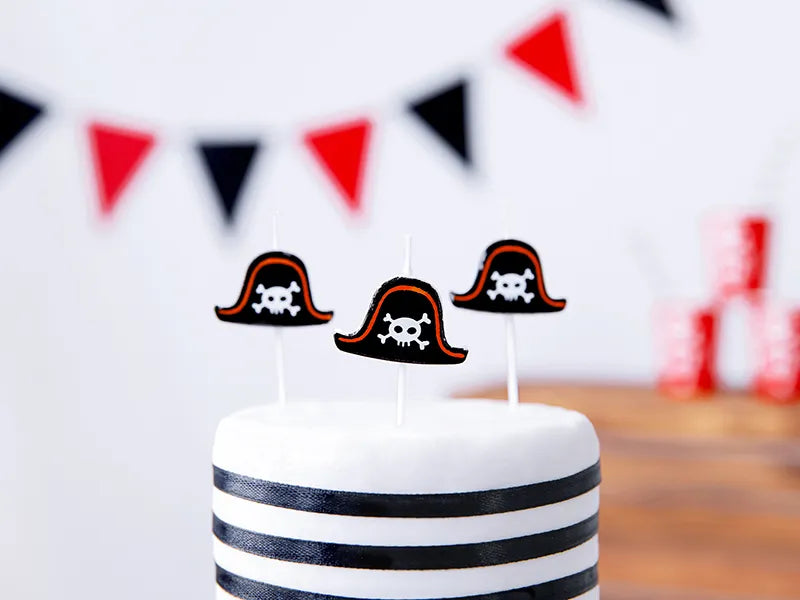 Geburtstagskerzen Piraten, 2cm - Avaloon Party-Deko-Geschenke