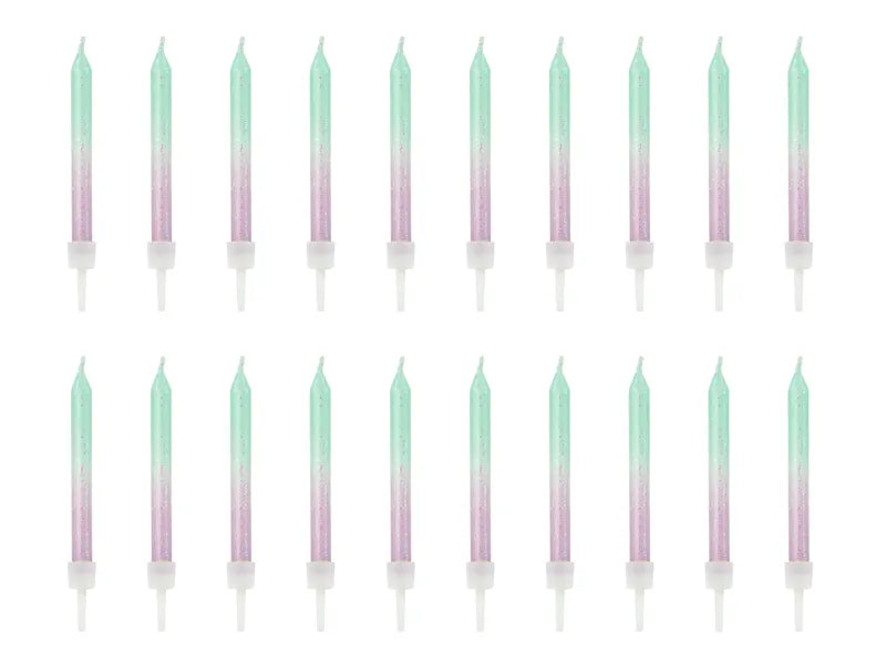 Geburtstagskerzen ombre, 6cm - Avaloon Party-Deko-Geschenke
