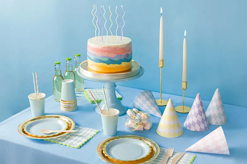 Gedrehte Geburtstagskerzen, 14cm - Avaloon Party-Deko-Geschenke