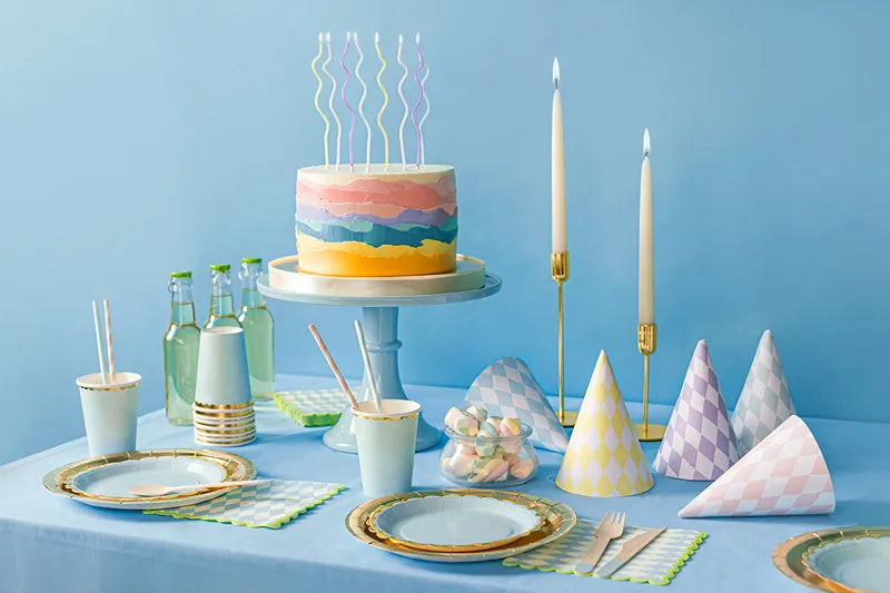 Gedrehte Geburtstagskerzen, 14cm - Avaloon Party-Deko-Geschenke