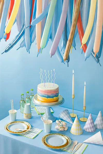 Gedrehte Geburtstagskerzen, 14cm - Avaloon Party-Deko-Geschenke