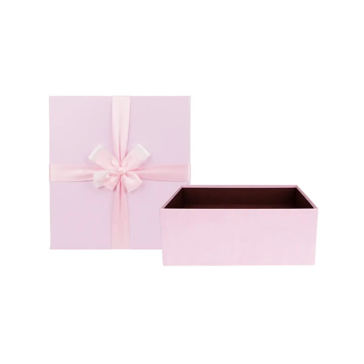 Geschenkbox Quadratische babyrosa