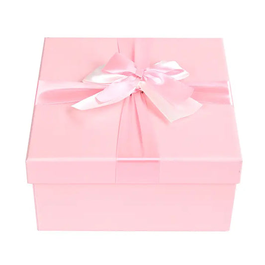 Geschenkbox Quadratische babyrosa