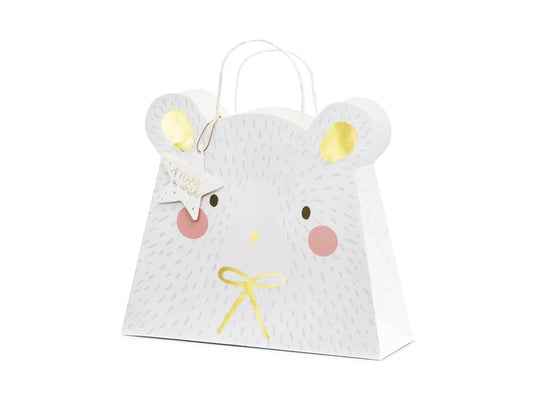 Geschenktüte Eisbär, Mix, 31.5x27x10cm - Avaloon Party-Deko-Geschenke