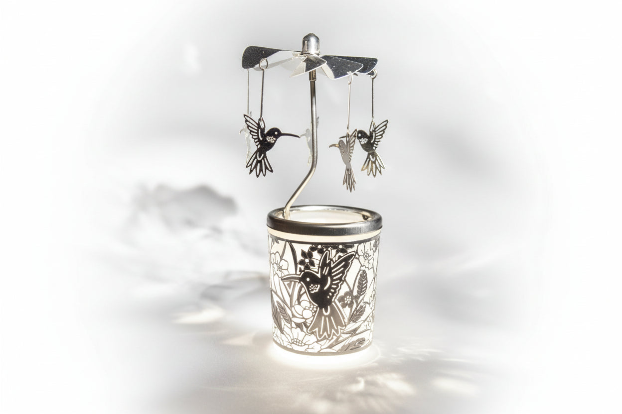Windlicht Glas-Karussell
