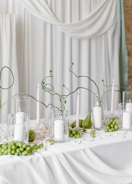 Glass tube for candles