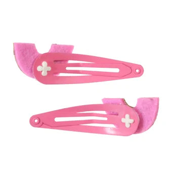 Glitter Haar-Clips Rainbow (2-er Set)