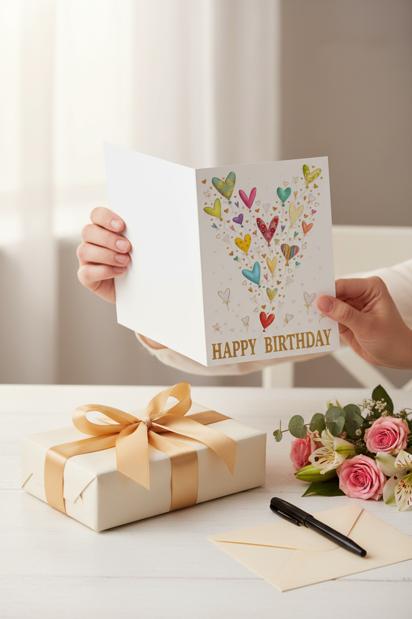 Mini Card Birthday Happy Birthday