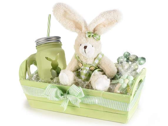 Hasen-Süßigkeitenhalter mit Reißverschluss - Avaloon Party-Deko-Geschenke