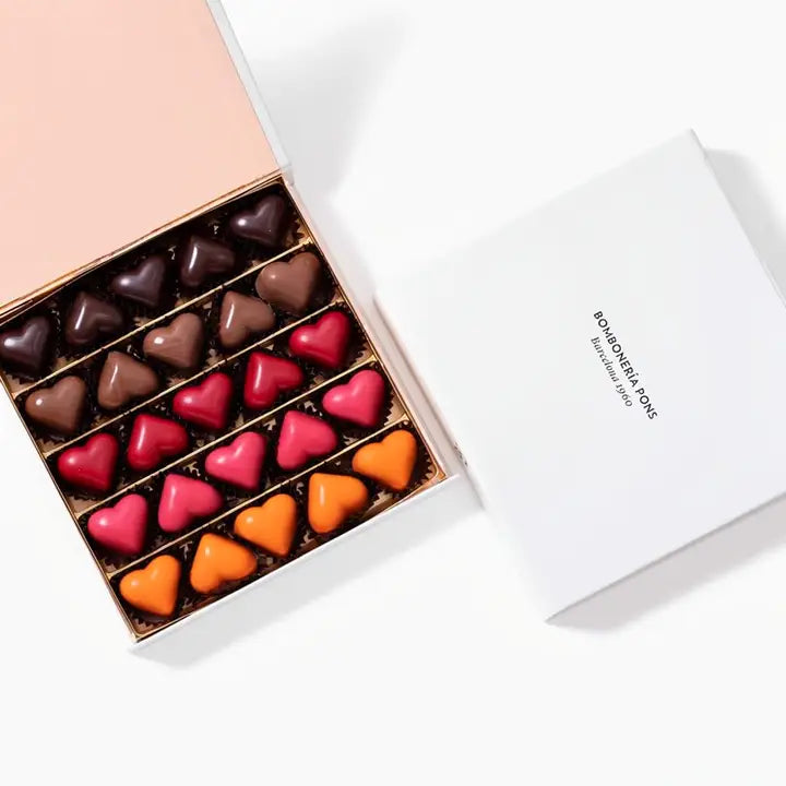 Herz-Pralinen von Bomboneria Pons – 300 g