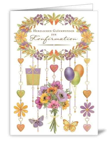 Karte Herzlichen Glückwunsch zur Konfirmation
